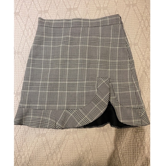Zara plaid skirt